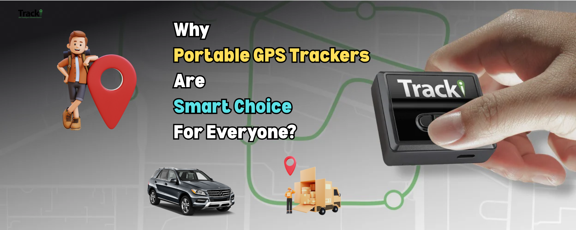 Why Portable GPS Trackers Are Smart Choice for Everyone? | Tracki