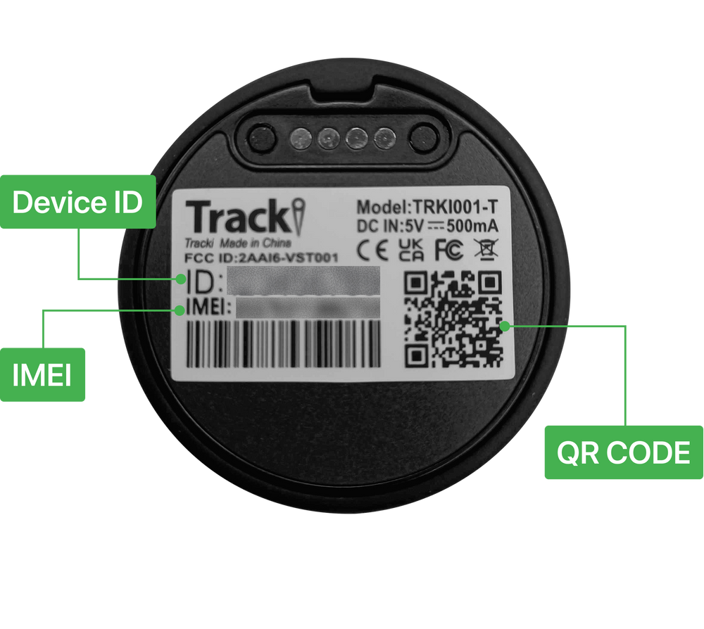 2. Back of the device