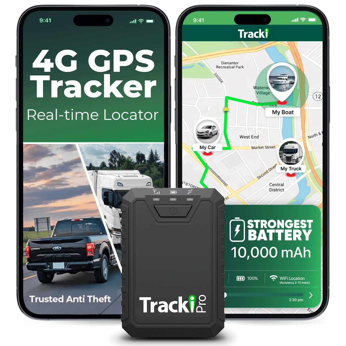 Tracki Pro Real-Time GPS Tracker - Tracki 