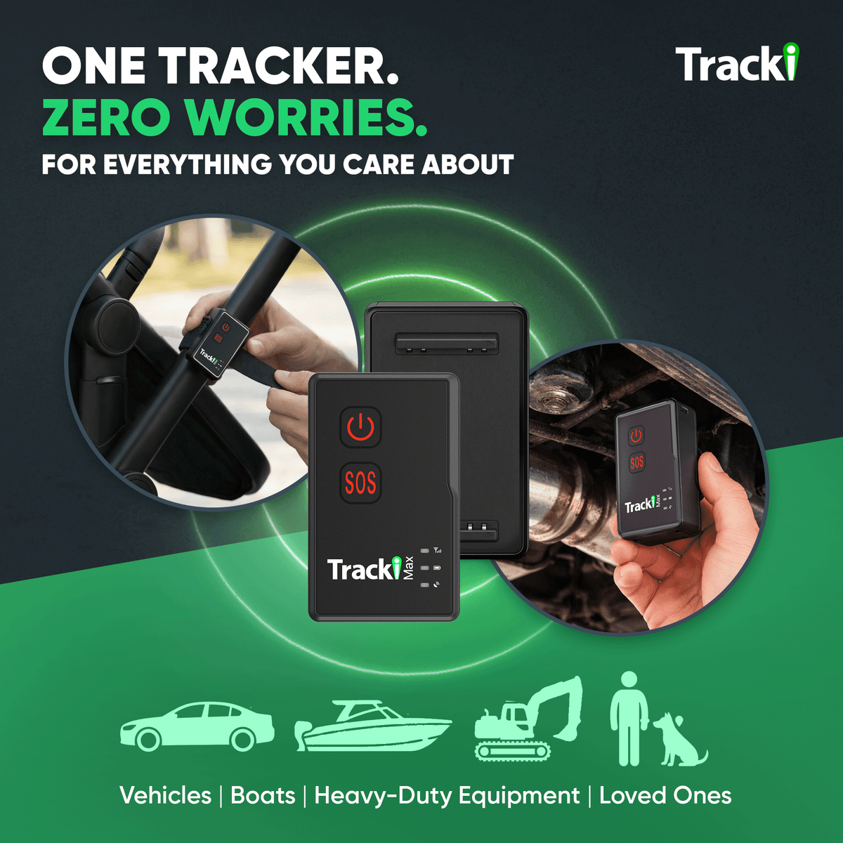 Tracki Max Real-Time GPS Tracker