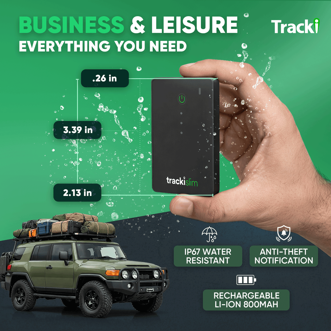 Tracki Slim Real-Time GPS Tracker