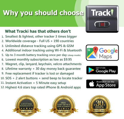 Tracki Universal Real-Time GPS Tracker