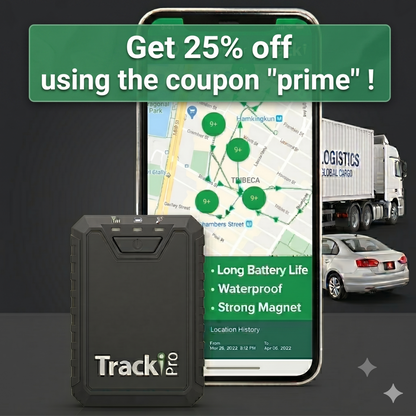 Tracki Pro Real-Time GPS Tracker - Tracki 