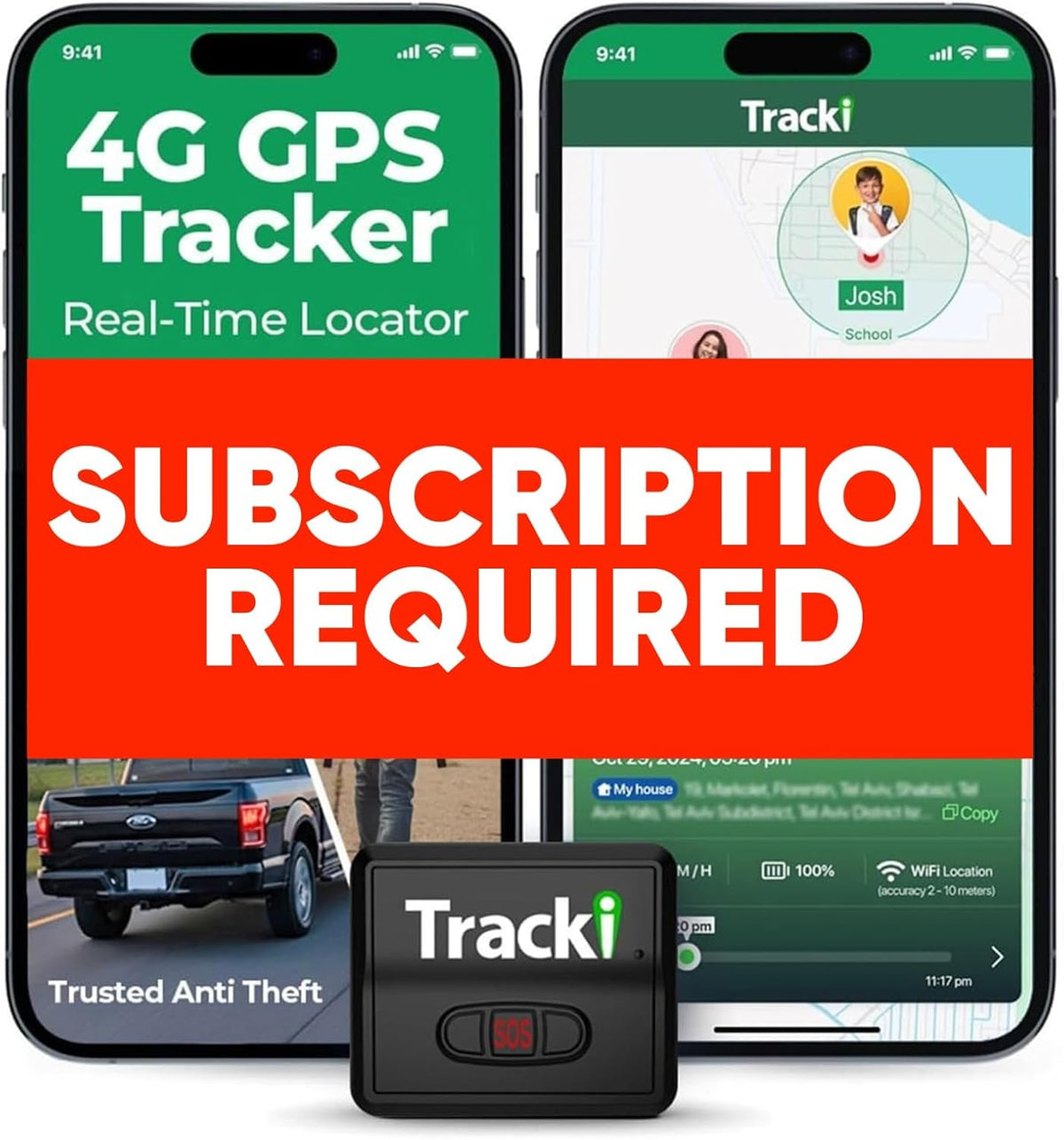 Tracki Universal Real-Time GPS Tracker - Tracki 