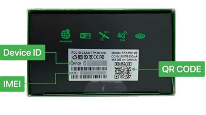 QR code / Device ID & IMEI