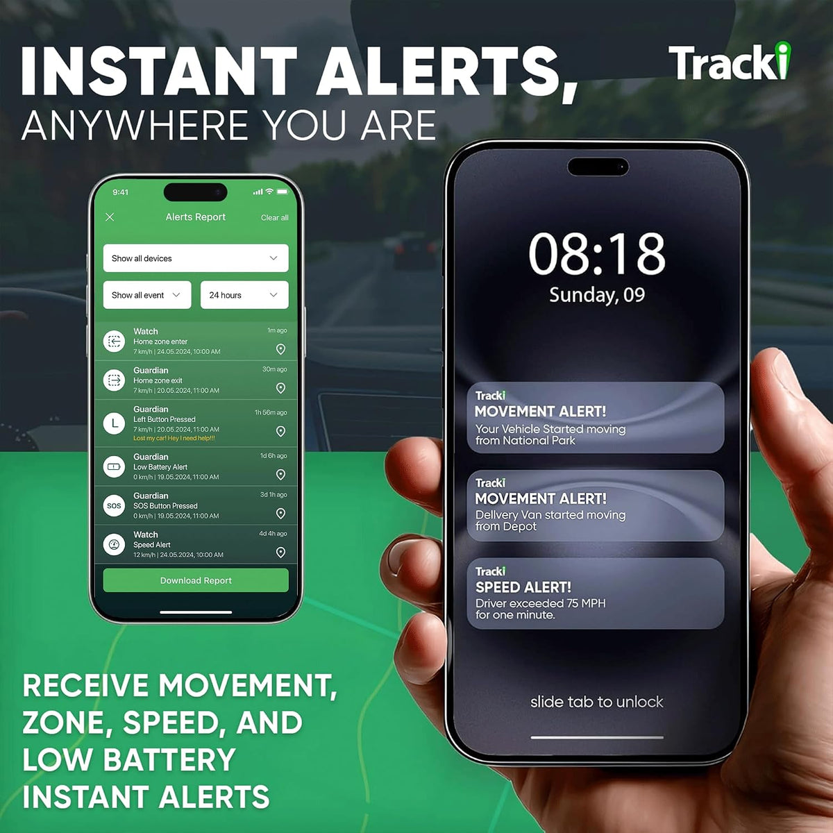 Tracki Pro Real-Time GPS Tracker - Tracki 
