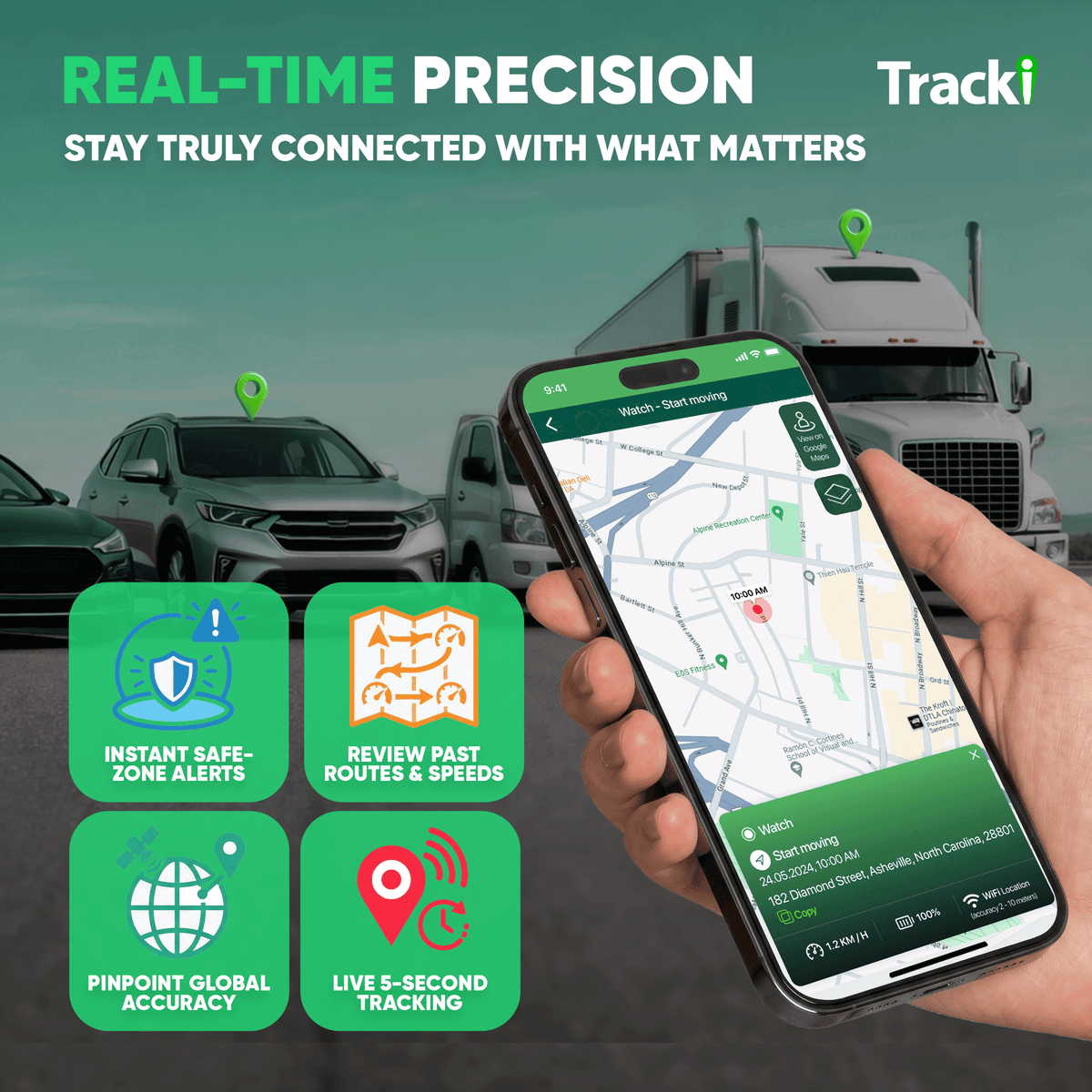 Tracki Pro Real-Time GPS Tracker