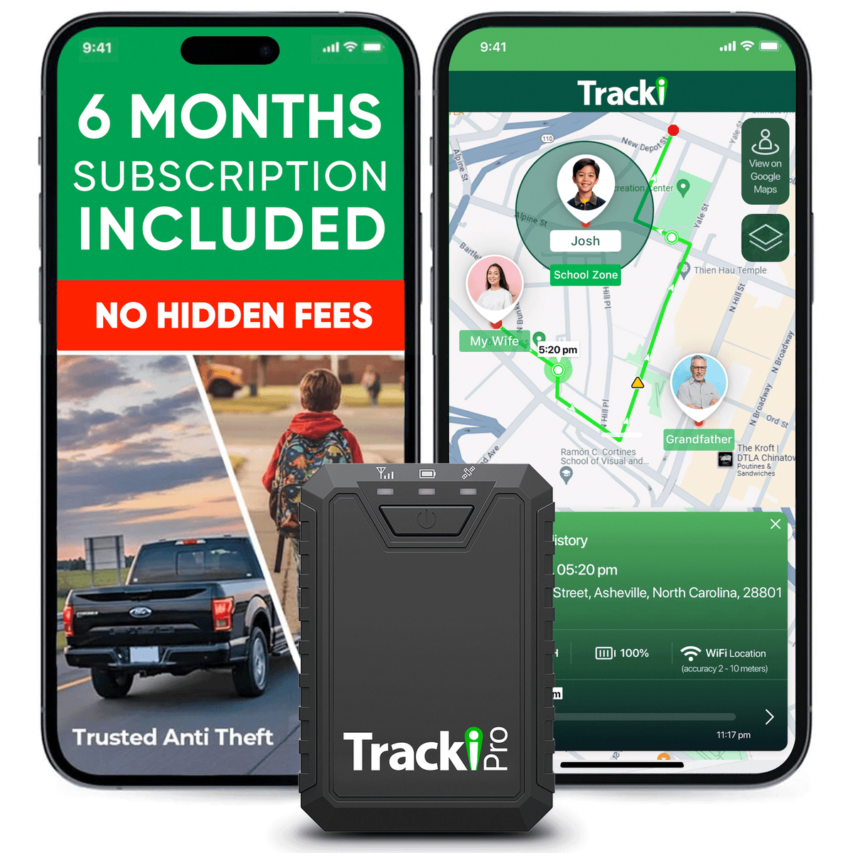 Tracki Pro GPS Tracker - 6 month subscription included!