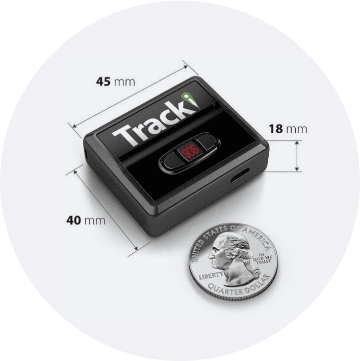 Tracki 2024 4G Model Mini Real time GPS Tracker.