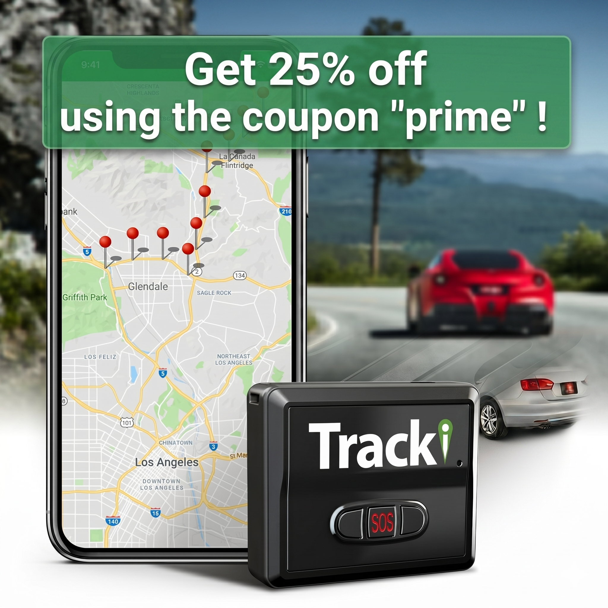 Tracki Universal Real-Time GPS Tracker - Tracki 
