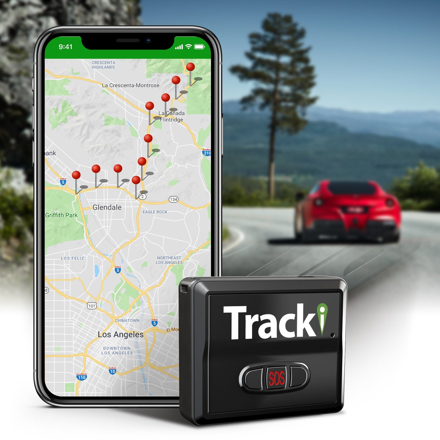 Tracki 2021 Model Mini Real time GPS Tracker. - Tracki