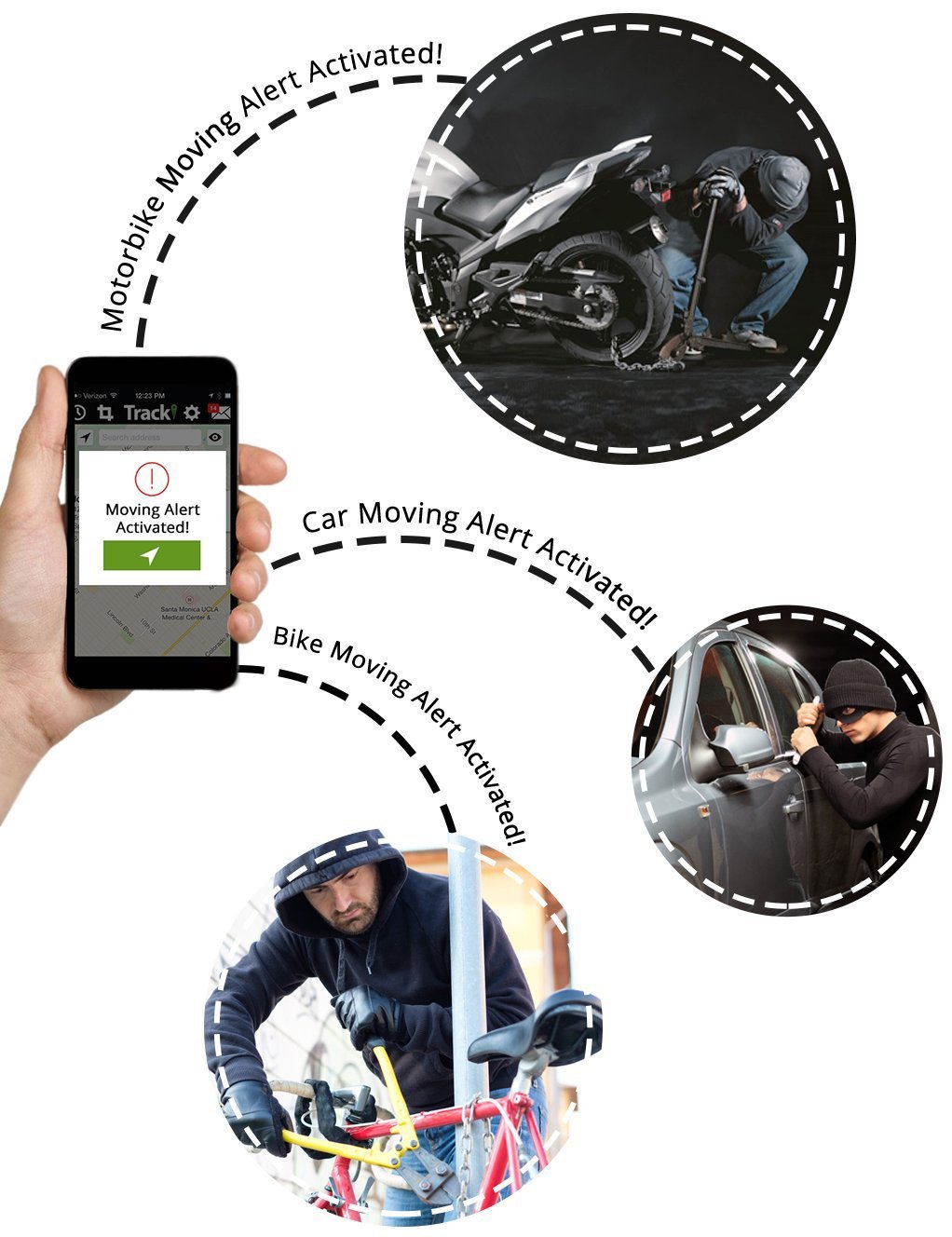 Tracki 2021 Model Mini Real time GPS Tracker. - Tracki