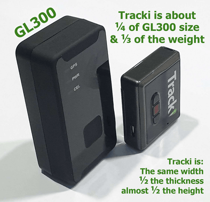 Tracki 2021 Model Mini Real time GPS Tracker. - Tracki