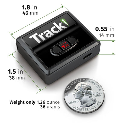 Tracki 2021 Model Mini Real time GPS Tracker. - Tracki