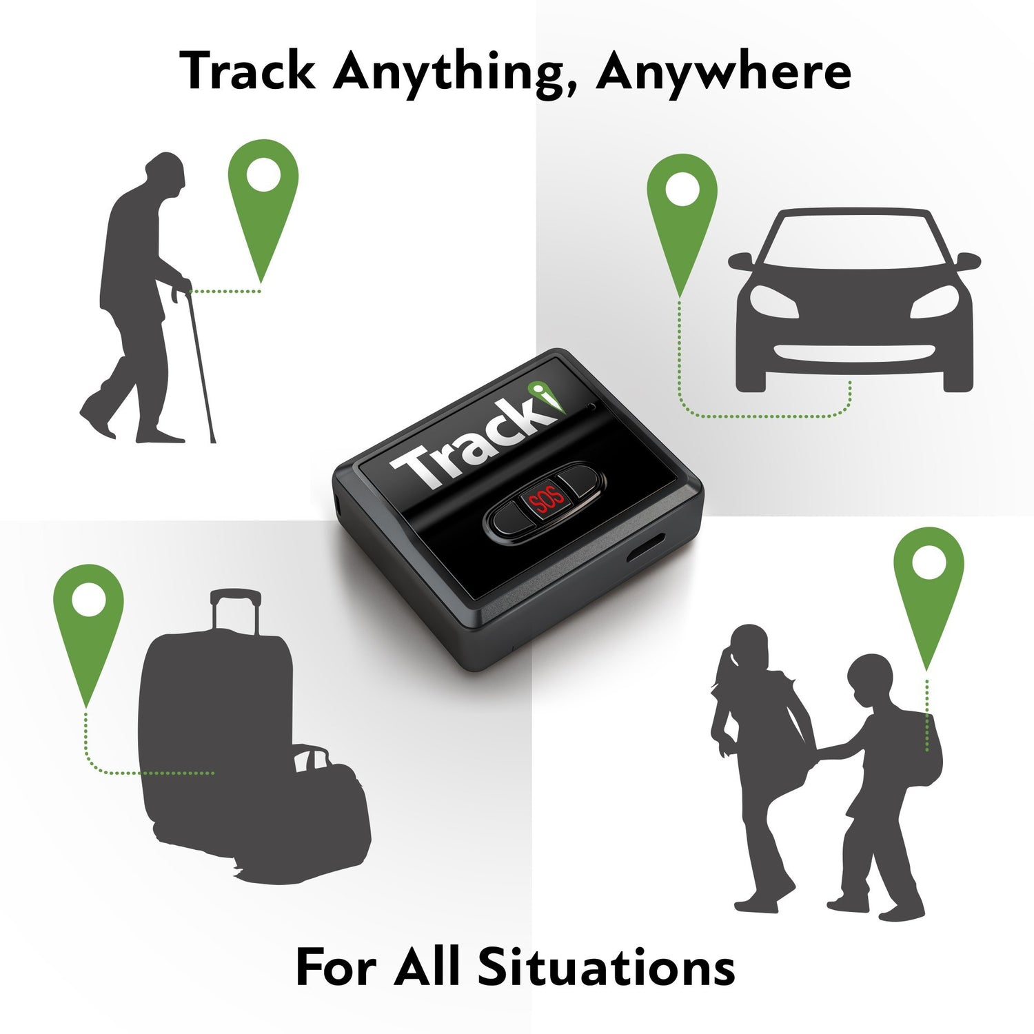 Tracki 2021 Model Mini Real time GPS Tracker. - Tracki
