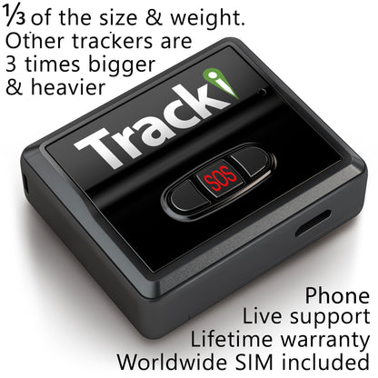 Tracki 2021 Model Mini Real time GPS Tracker. - Tracki