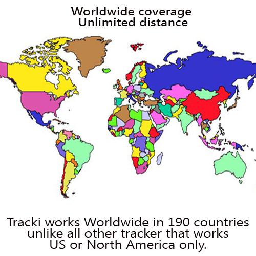Tracki 2021 Model Mini Real time GPS Tracker. - Tracki