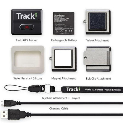 Tracki 2021 Model Mini Real time GPS Tracker. - Tracki
