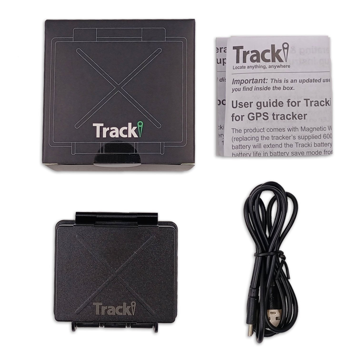 Waterproof Magnetic Box for GPS Tracker + 3500mAh battery extender - Tracki